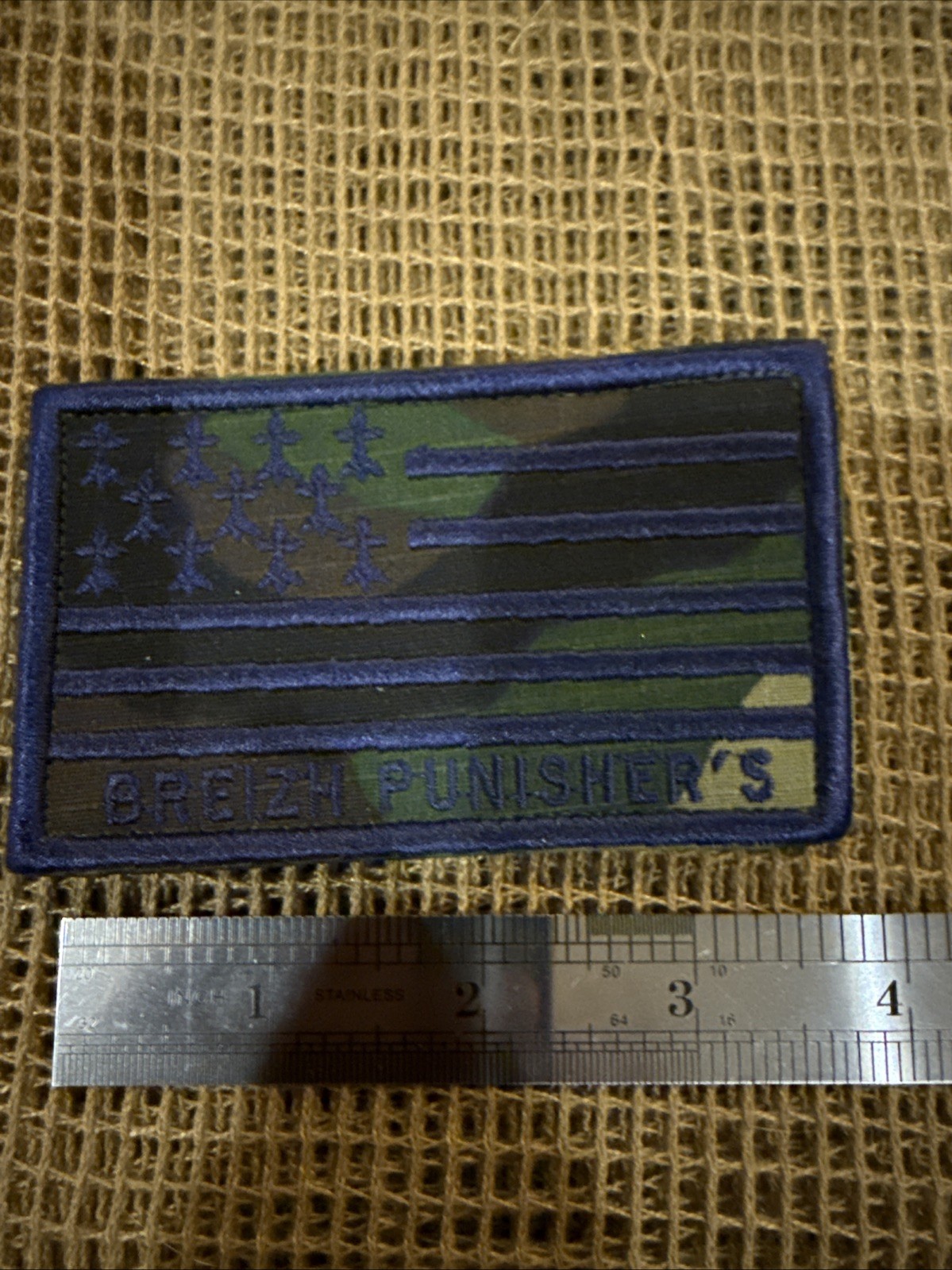 French Foreign Legion Navy Breizh Punishers Afgan War Patch