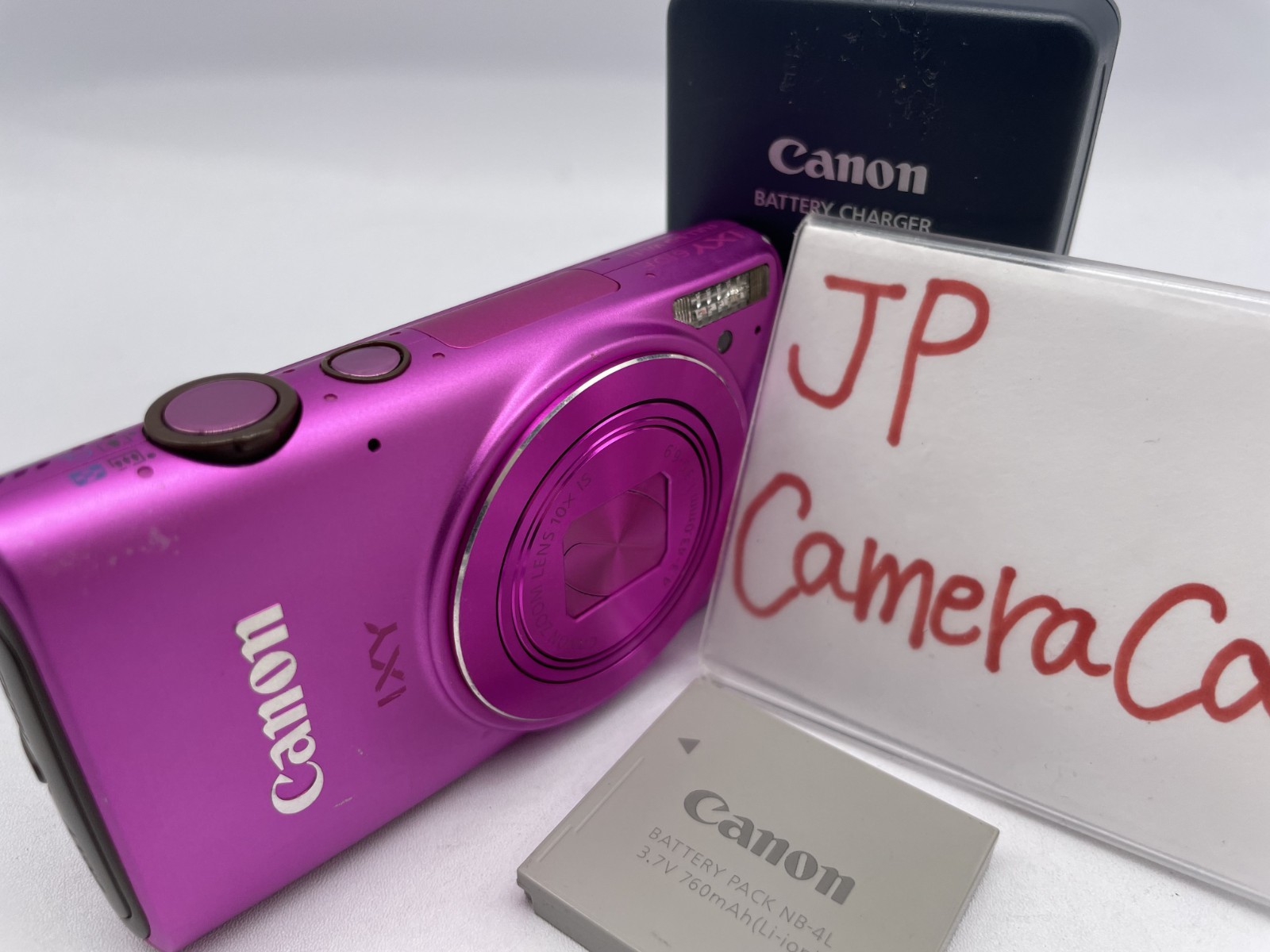 Excellent Canon PowerShot ELPH 330 HS pink IXY 610F Digital Camera 4142