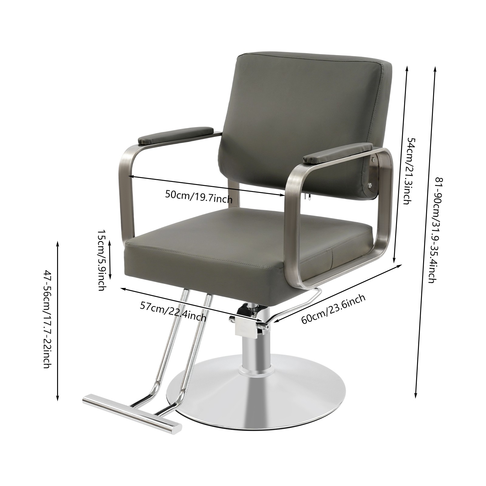 360° Adjustable Salon Chair Hair Stylist Barber Chair Hair Salon Barber Chair