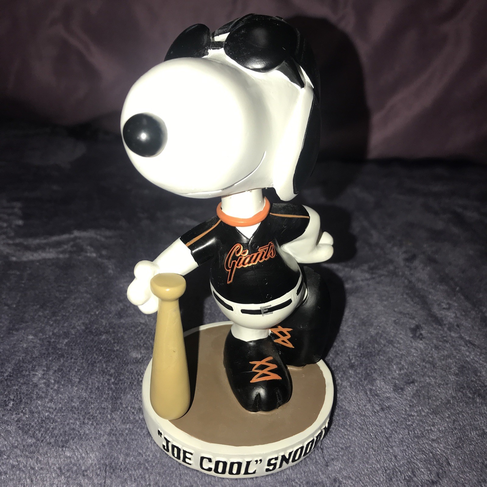 Vintage Snoopy Joe Cool San Francisco Giants Bobble Head