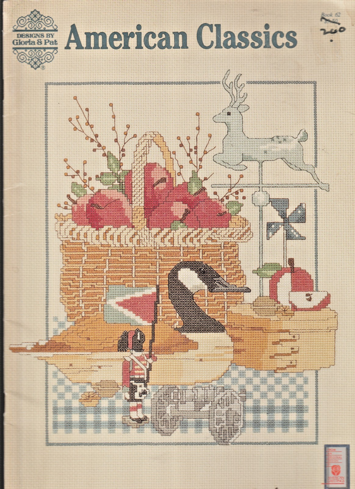 American Classics -CROSS STITCH PATTERN - Gloria & Pat - Book 62 - Duck Deer