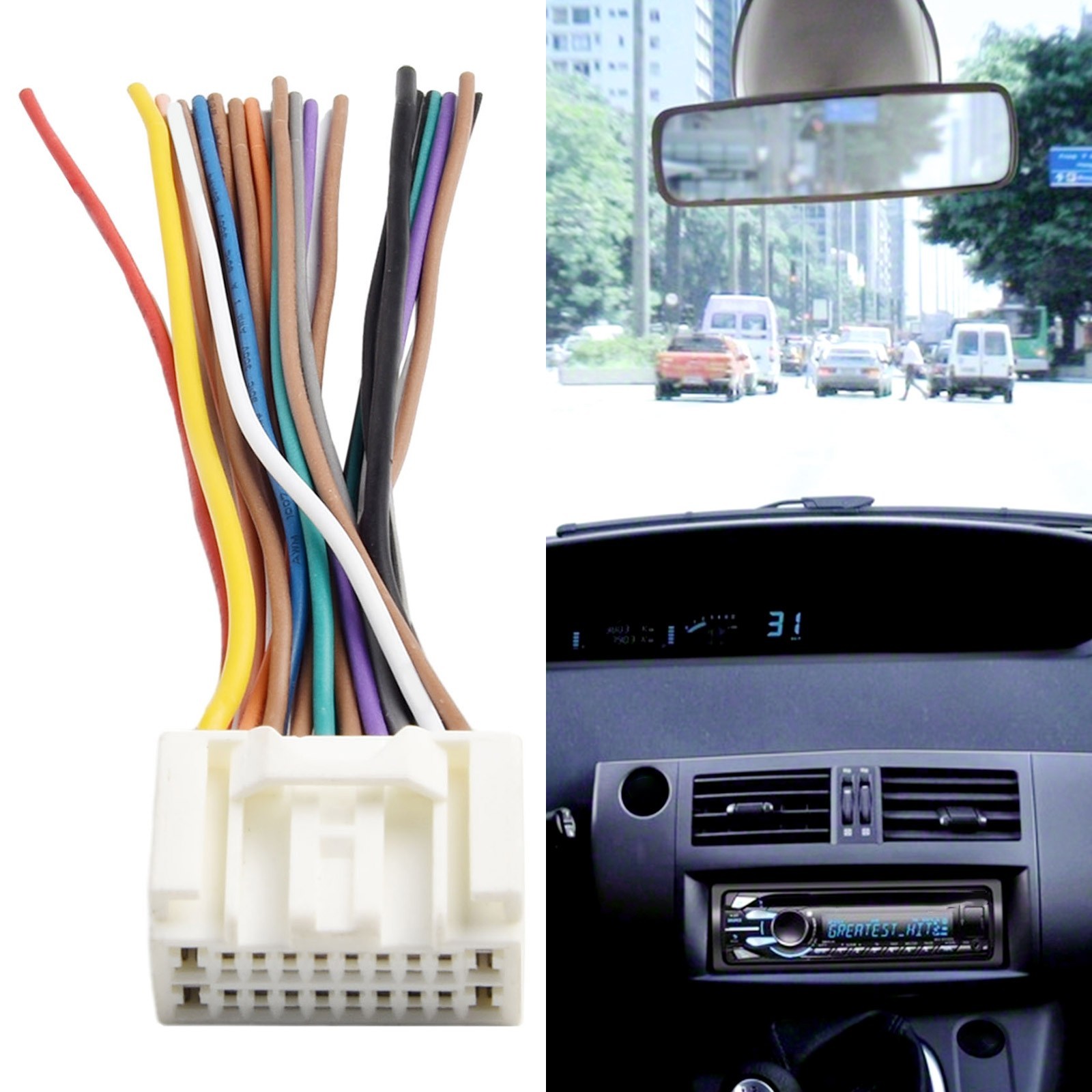 Easy to Install Car Radio Adapter for Mitsubishi and For Toyota Vehicles