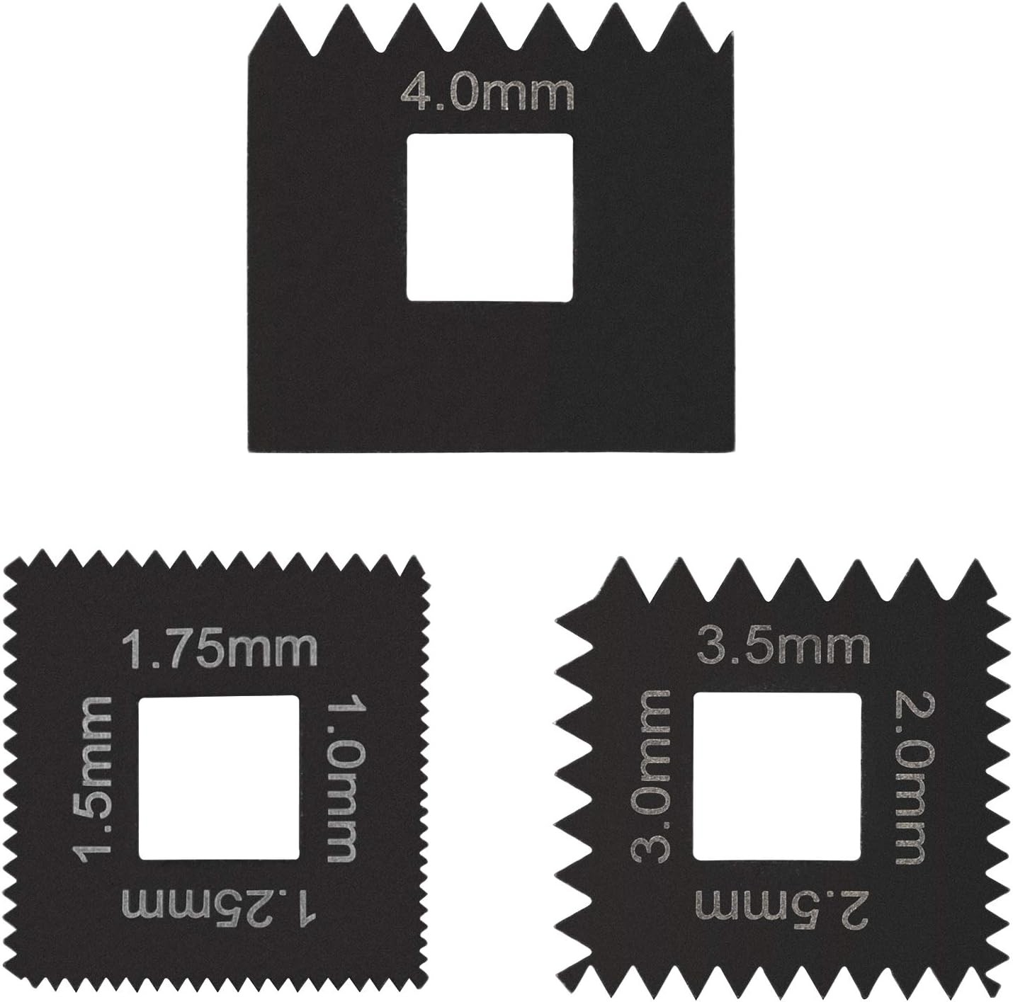 Metric Die Set for Universal Outside Thread Chaser to OTC 202817 3PCS Pitch Dies
