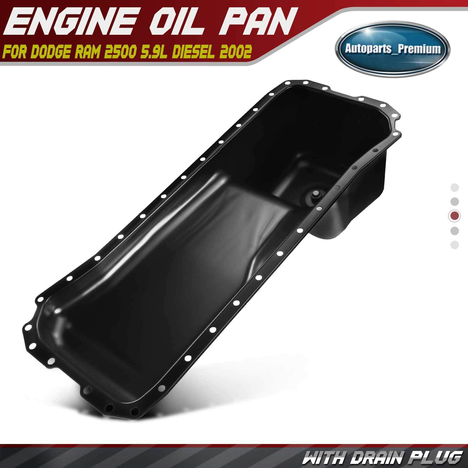 Engine Oil Pan w/o Gasket for Dodge Ram 2500 5.9L Diesel 2002 05080632AA 4762073