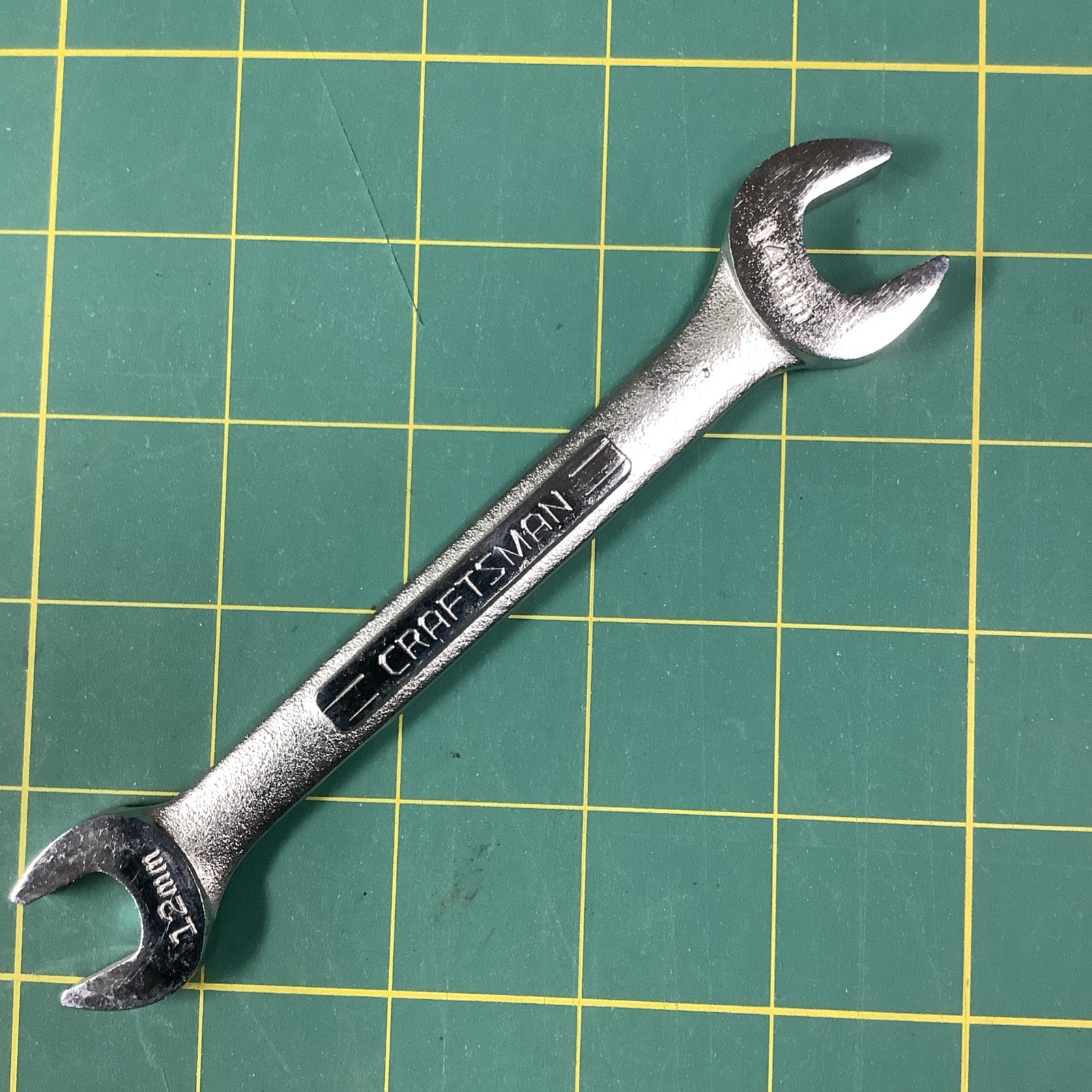Vintage Craftsman -V- 44506 12mm By 14mm  Open End Wrench Nice! USA