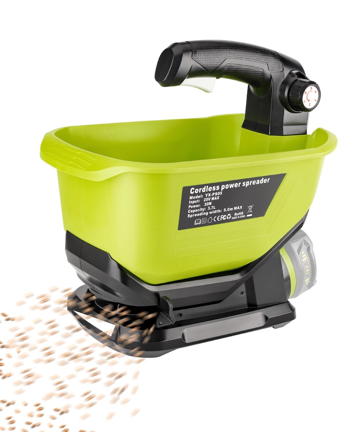Adisipsoarin Seed Spreader for Ryobi 18v Battery,Handheld Fertilizer Spreader...