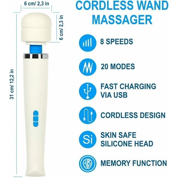 Magic Wand HV-270 Wireless Massage Stick Fast Charging Memory Function