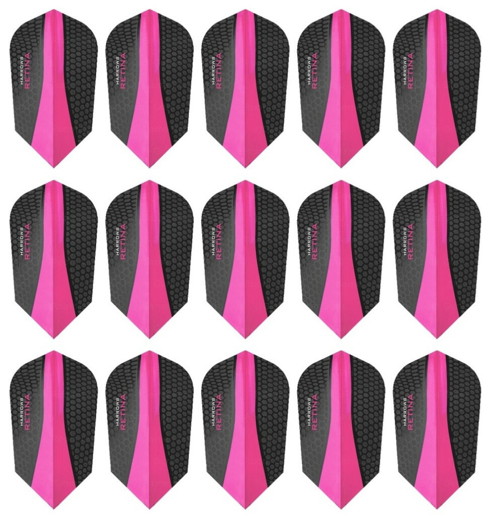 5 Sets Harrows Retina 100 Micron Slim Dart Flights – Ships w/ Tracking - Pink