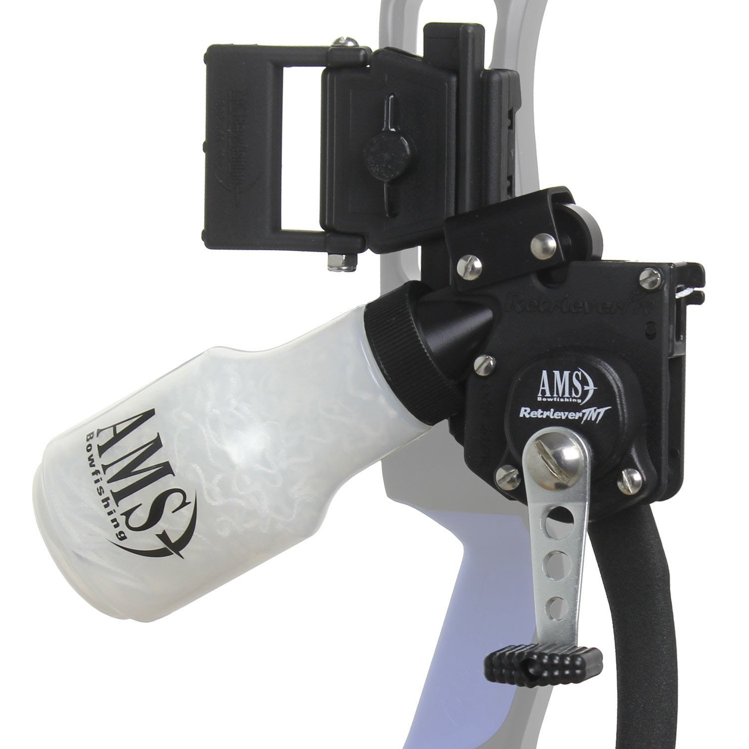 AMS Bowfishing Retriever Tournament Series TNT RH With 350lb Spectra Line #61039