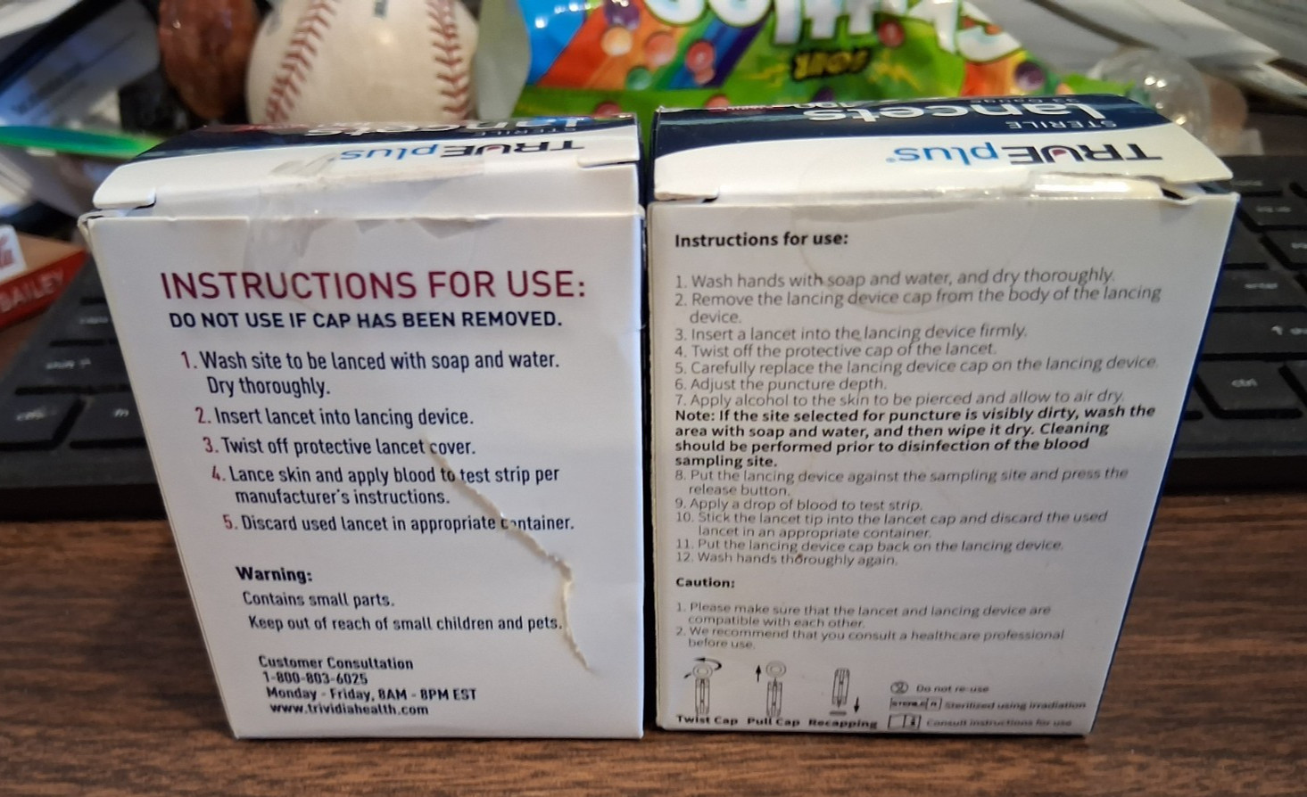 TruePlus Sterile Lancets 33 Gauge 100 Lancets (2 Pack)
