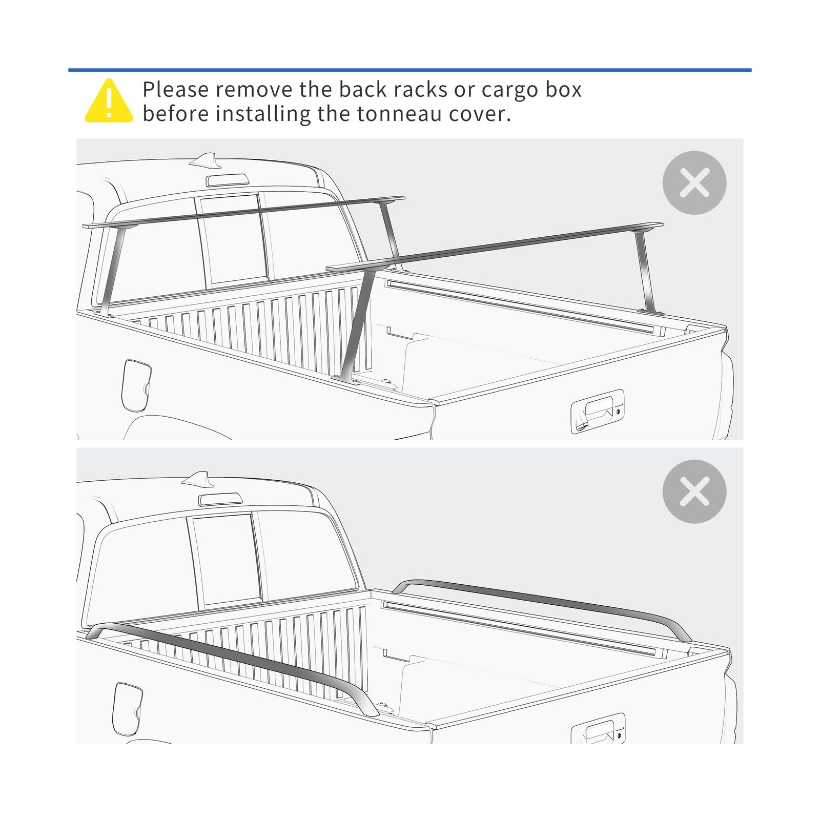 oEdRo Upgraded Tri-Fold Truck Bed Tonneau Cover Compatible with 2014-2018 Che...