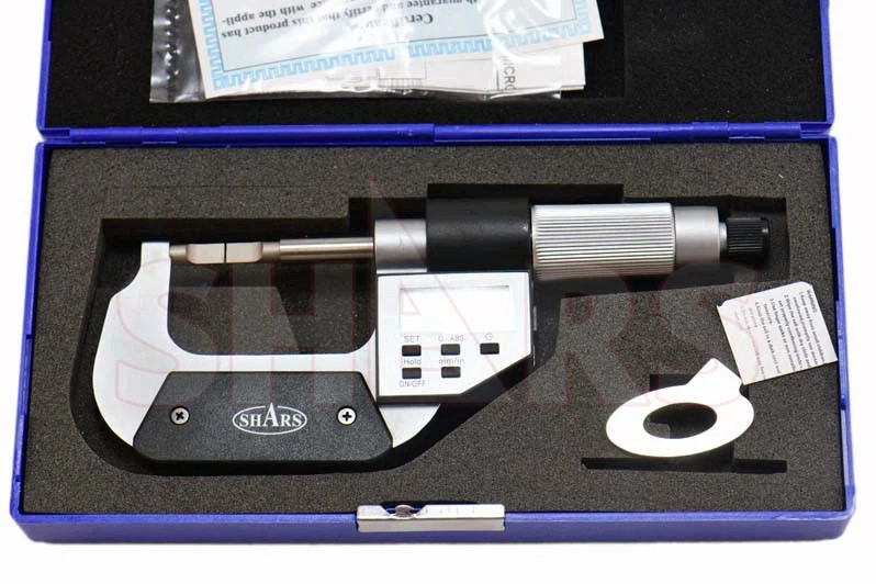 3"-4"/75-100mm 0.00005"/0.001mm Digital Electronic Outside Micrometer IP65