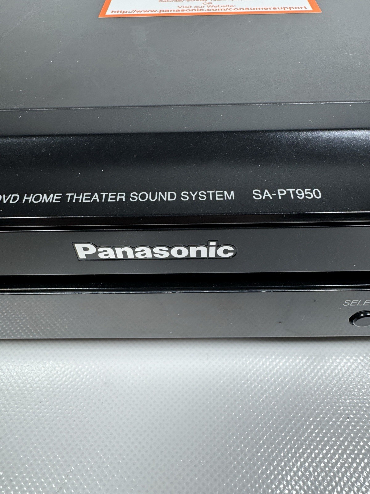 Panasonic SA-PT950 DVD Home Theater System 5 Disc Changer w/Dig. Transmitter