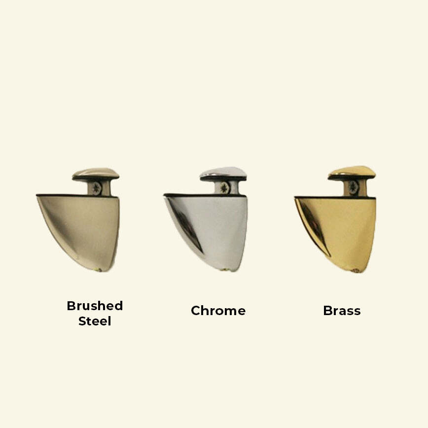 Peacock Shelf Bracket (set of 2) 03 Brass Finish