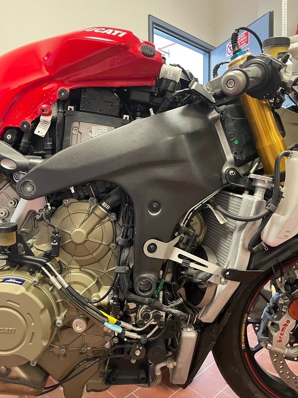 Ducati Panigale V4 /S Frame Protection Carbon Frame Protection Cover