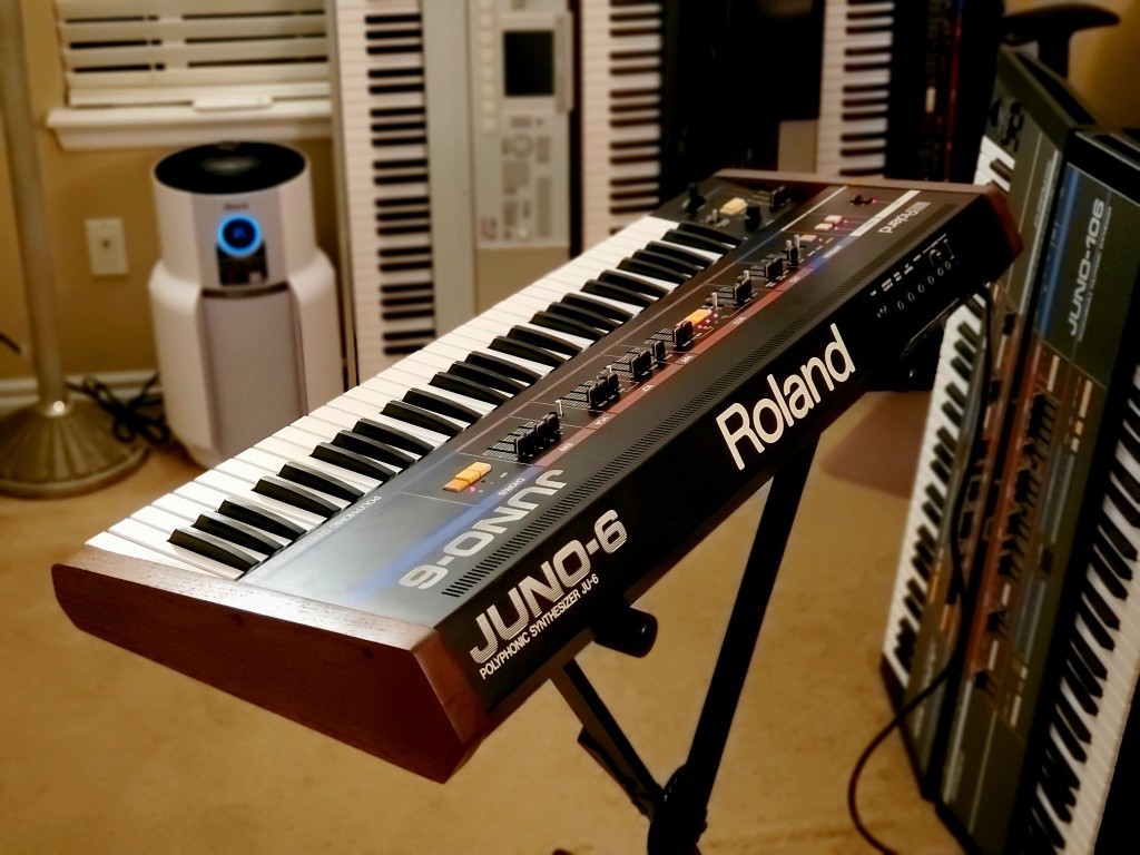 Roland Juno-60 / Juno-6 Replacement Side Panels - Solid Walnut - Brand New