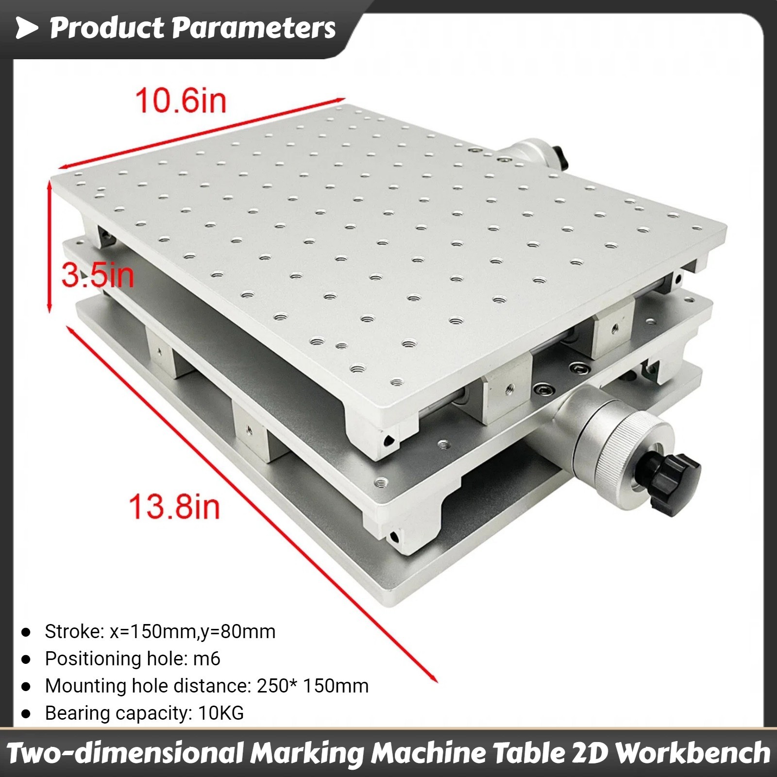 Two-dimensional Marking Machine Table 2D Workbench 10KG Bearing Capacity