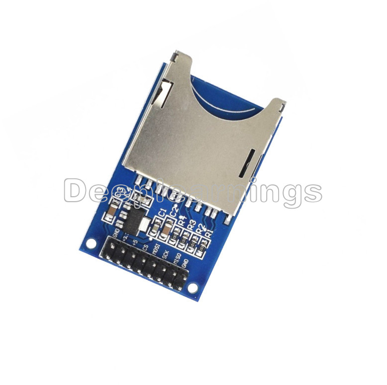 5 PCS SD Card Module Slot Socket Reader For Arduino MCU Read And Write