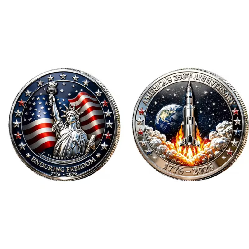 United States 250 Anniversary Challenge Coin Commemorative US 1-pc cc