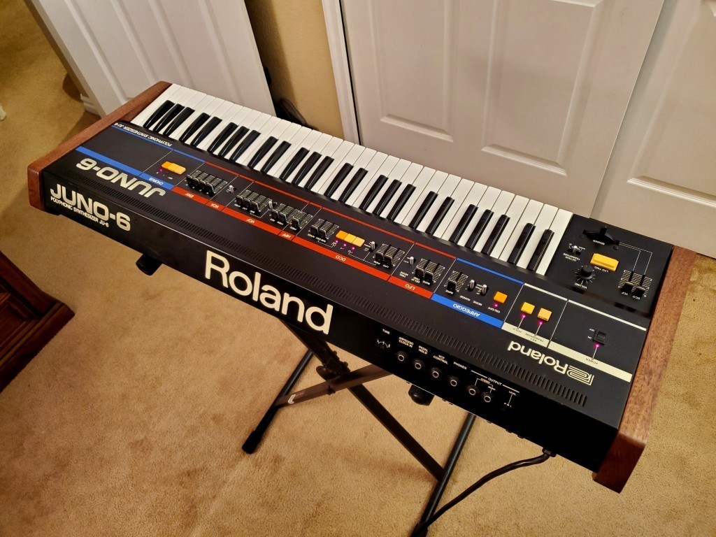 Roland Juno-60 / Juno-6 Replacement Side Panels - Solid Walnut - Brand New