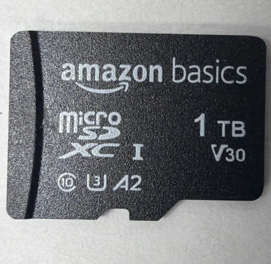 1TB AMAZON BASICS MICRO SD CARD V30 A2 XC I