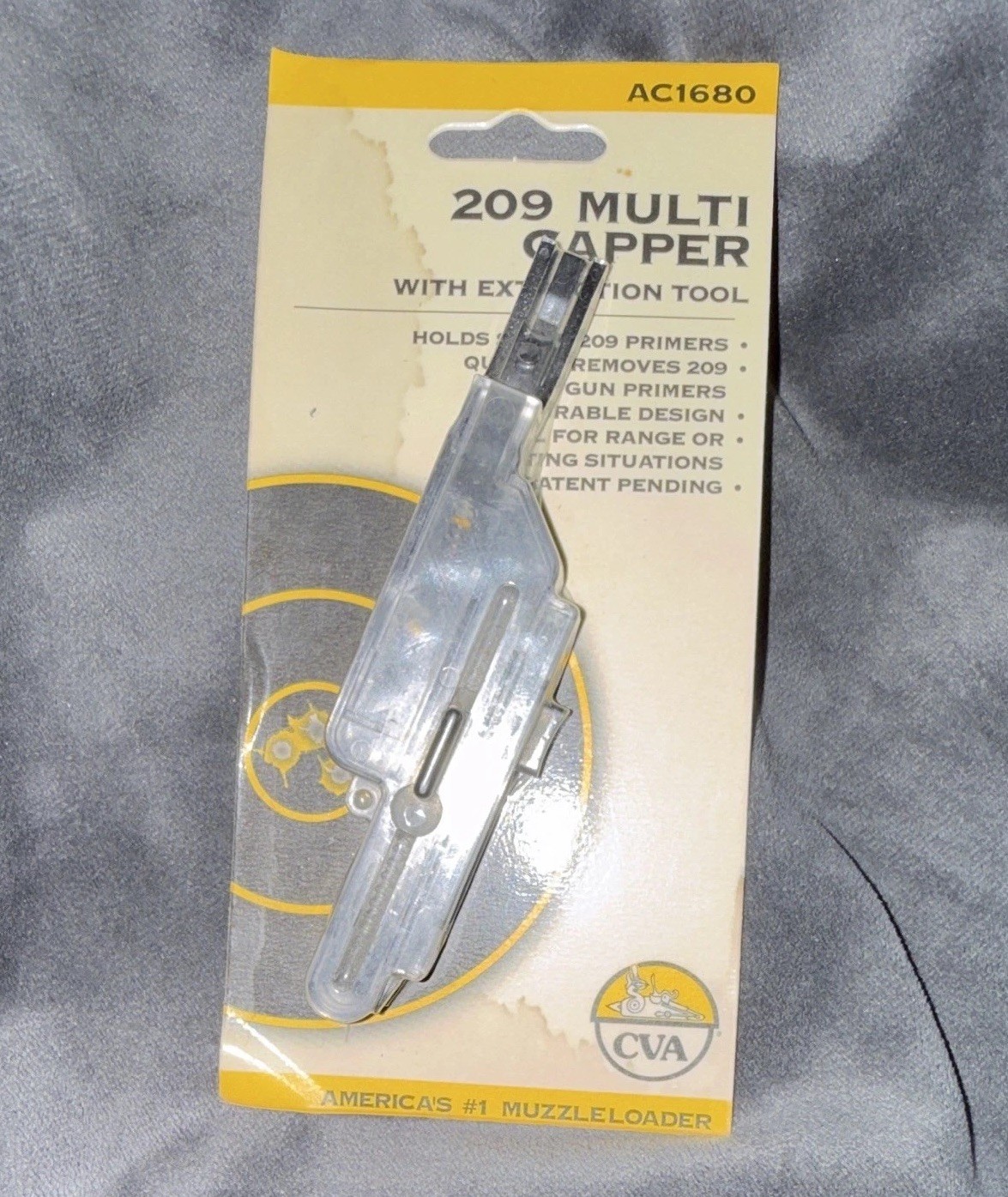 CVA 209 Multi Capper AC1680 with Extraction Tool, Holds 7-Primers, Reusable NWT