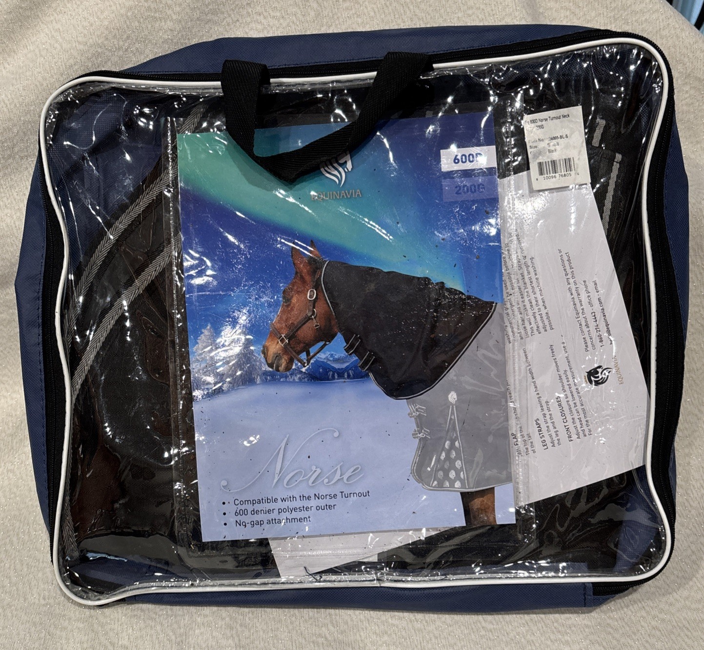 Equinavia Norse Neck Cover 200g - ZIPPERED CARRY BAG!!!! BRAND NEW w/ TAGS!!!!!!