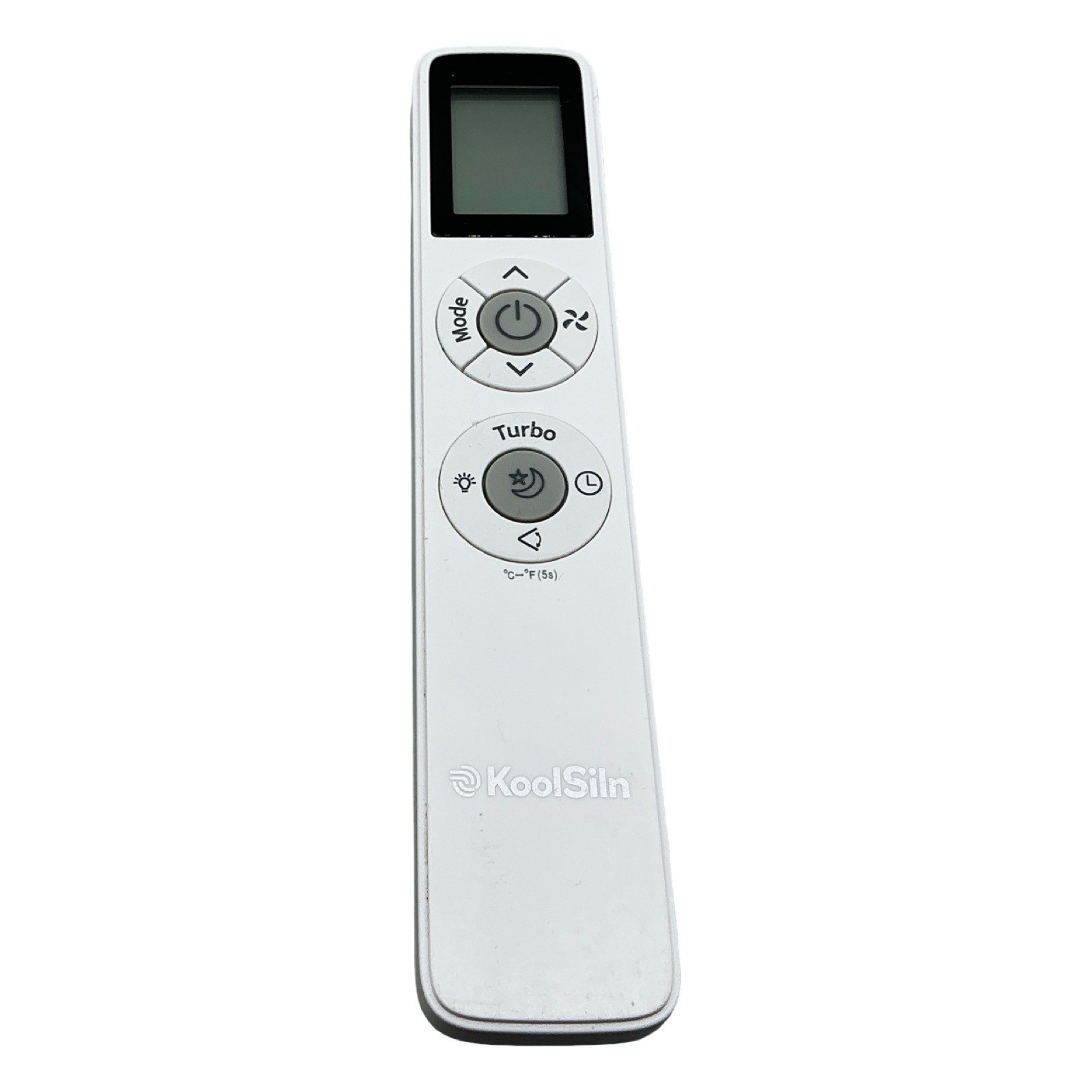KoolSiln Air Conditioner Remote Control White Slim LCD Display Turbo Mode