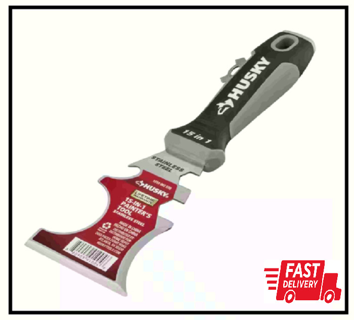 NEW 15-in-1 Painter's Multi-Tool with Stainless Steel Blade Versatile & Durable