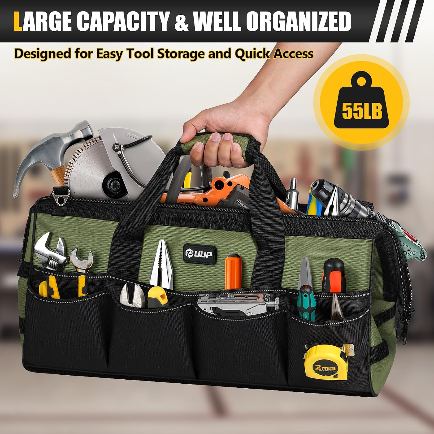 Magnetic Tool Belt & Tool Bag Bundle - Ultimate Organizer for DIY Projects!