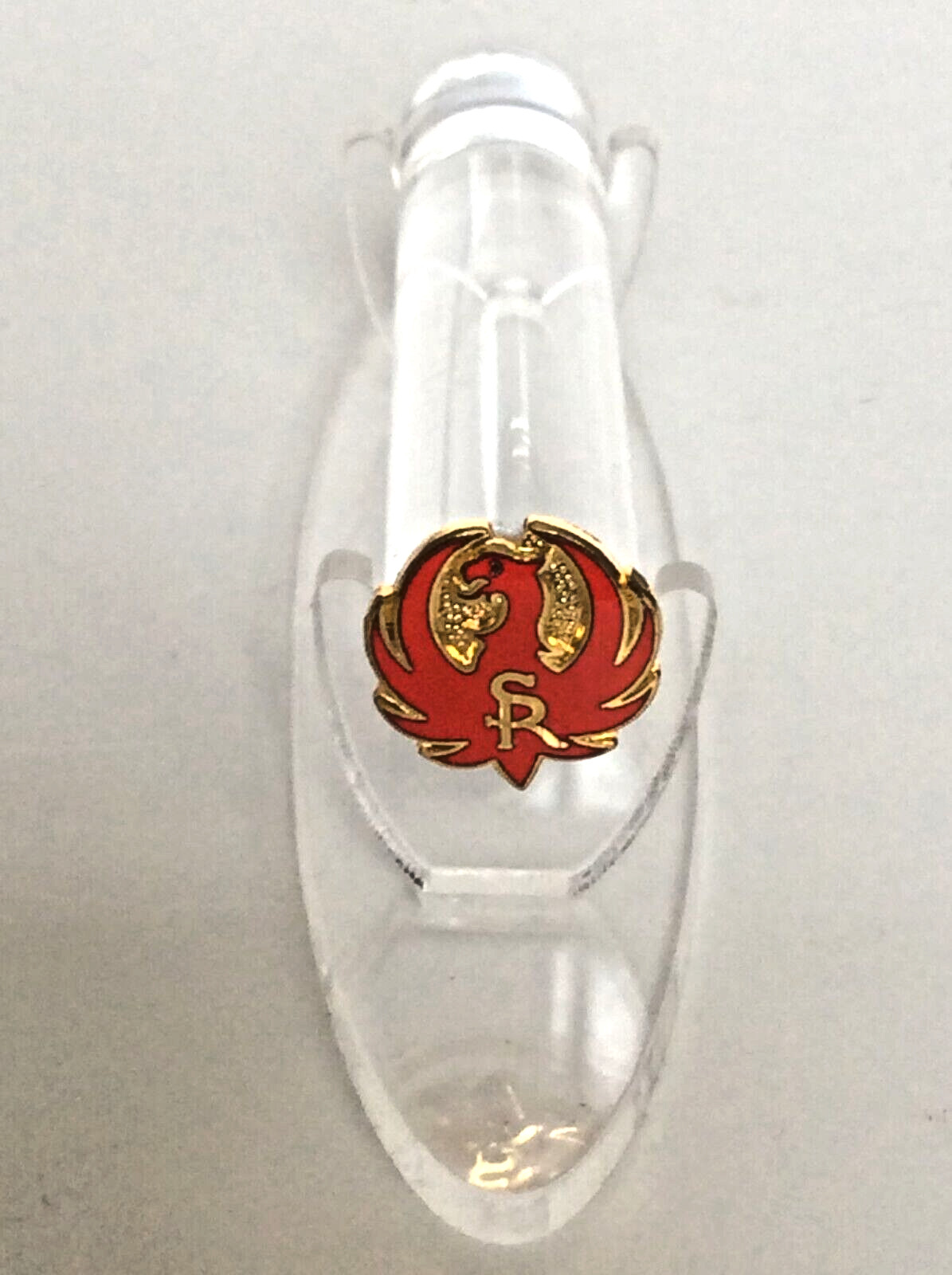 Handgun Firearm Gun Safe Shelf Display Rod - 11/16" Strum Ruger Red Phoenix Logo