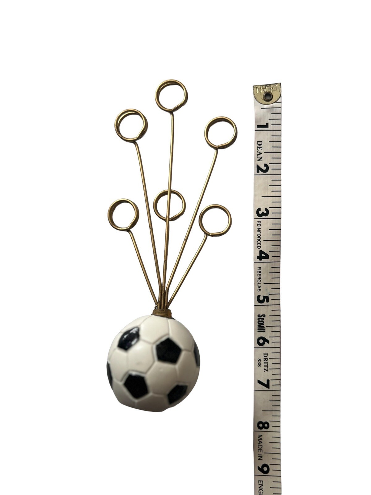 SOCCER BALL Multi PHOTO HOLDER 7" Tall