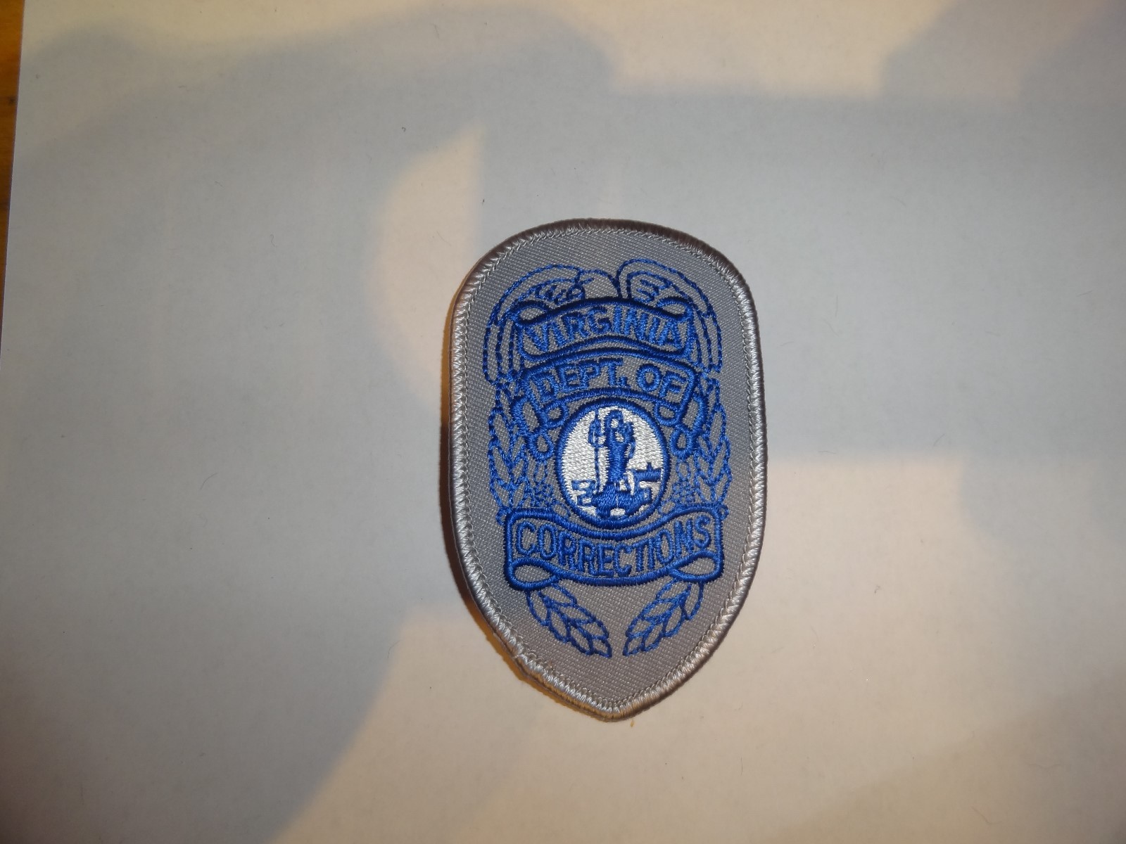 PATCH LAW ENFORCEMENT POLICE VIRGINIA DEPARTMENT OF CORRECTIONS