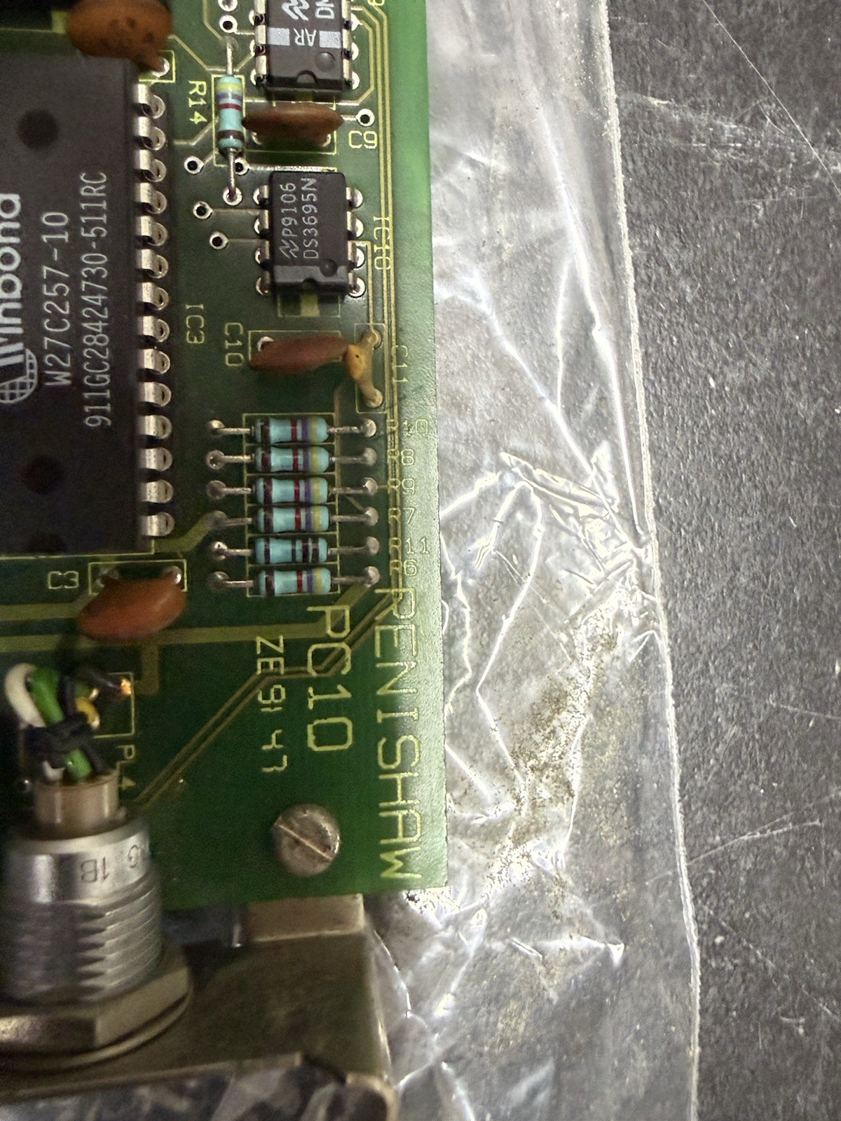 Renishaw PC10 Probe Interface ISA Card w/ LEMO Cable Untested As-Is