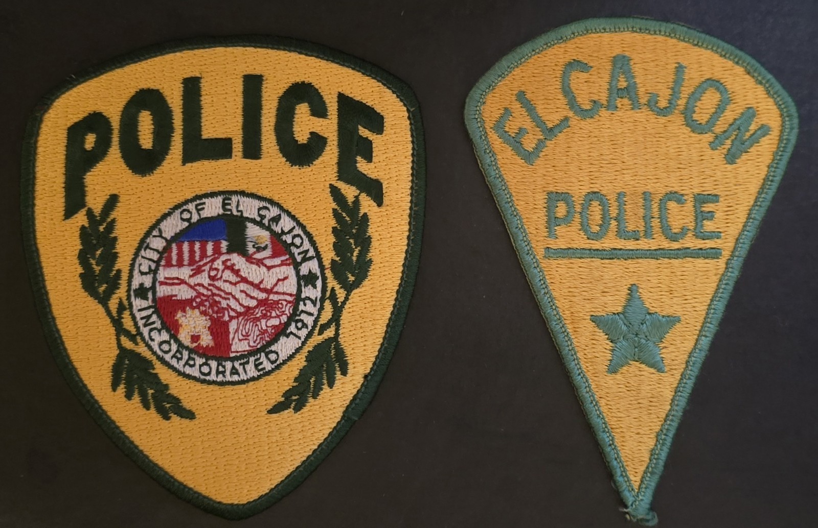 Obsolete - El Cajon California Police Uniform Patches