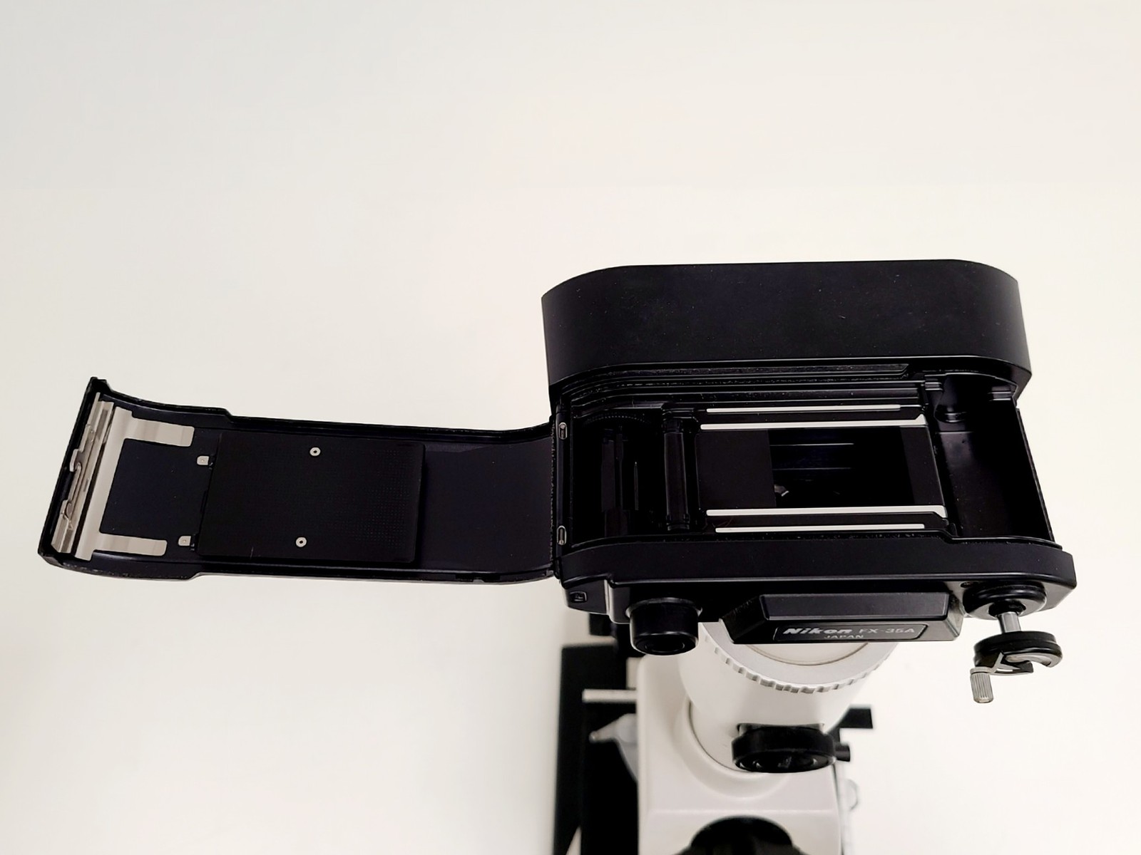 Nikon Optiphot Microscope w/ Microflex HFX-II & FX-35A Attachments