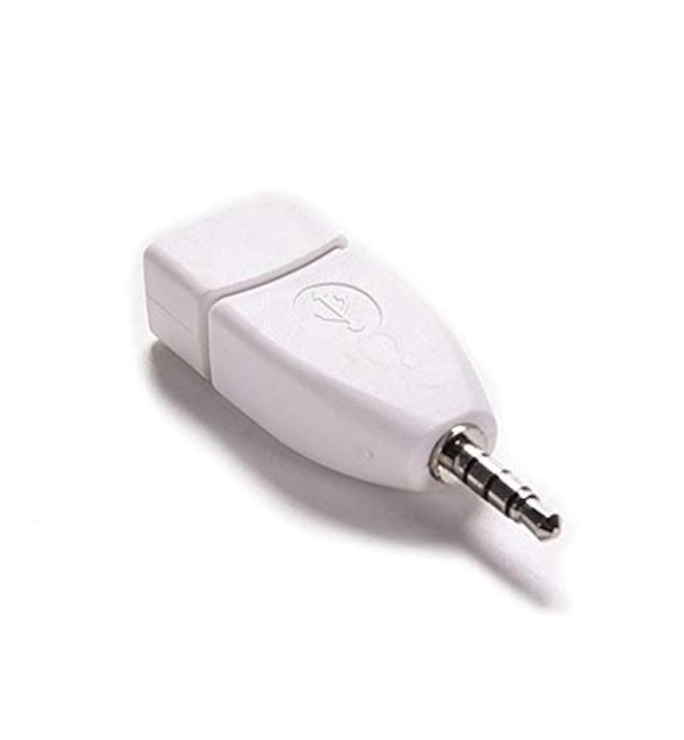 Blacell USB Female to 3.5mm Jack Male Audio Converter Adapter (White) White