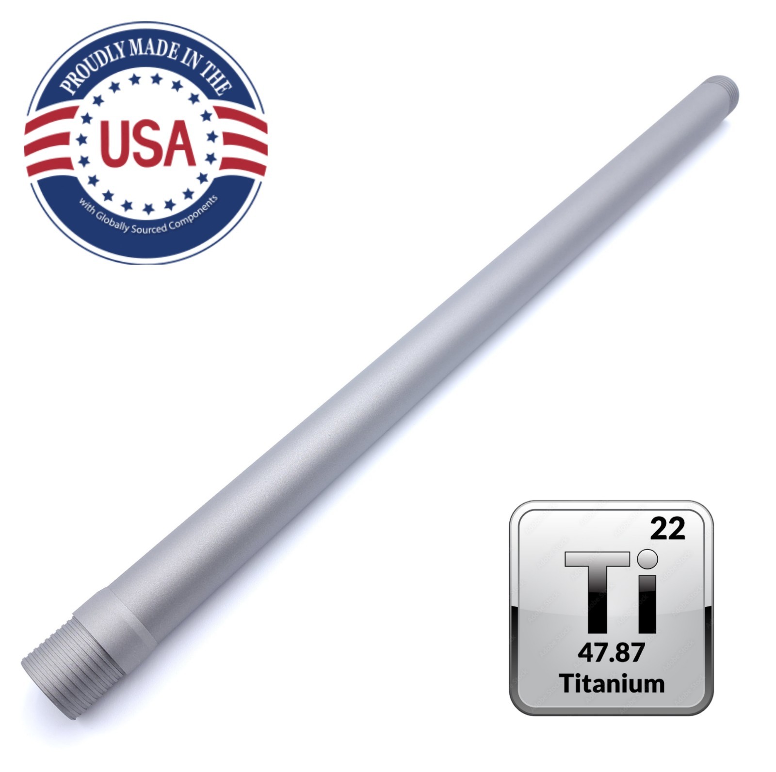 Benelli M4/M1014 Titanium 7rd Magazine Tube - Full Length Mag Tube - H2O