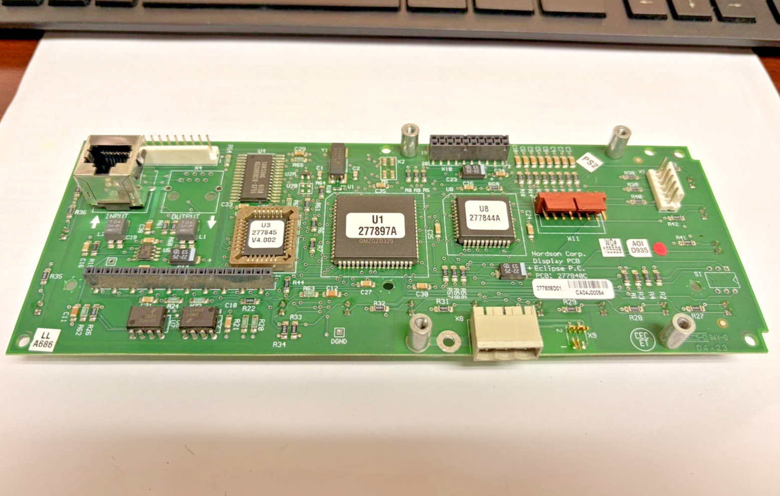 Nordson 277840C Eclipse PC Display Board