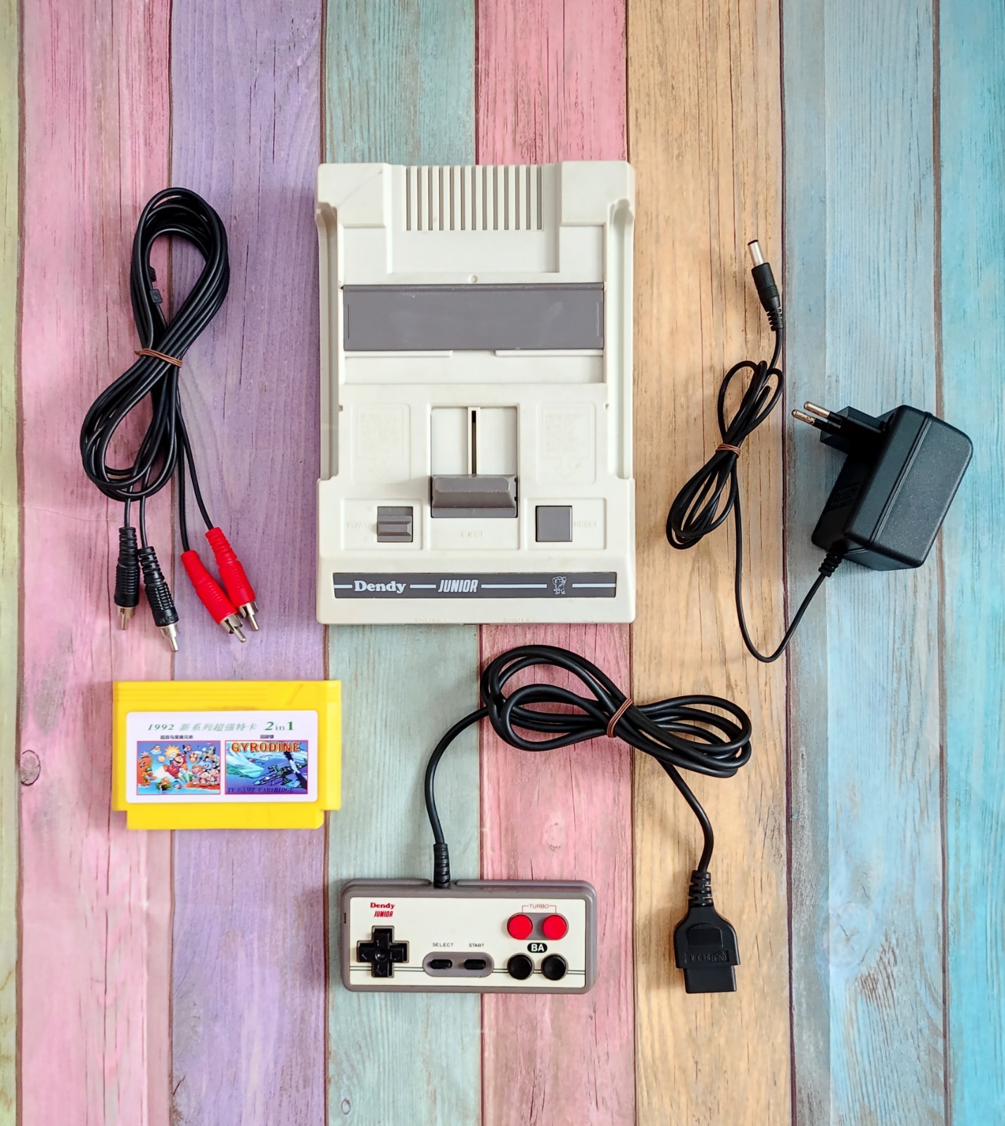 dendy junior steepler 8bit console
