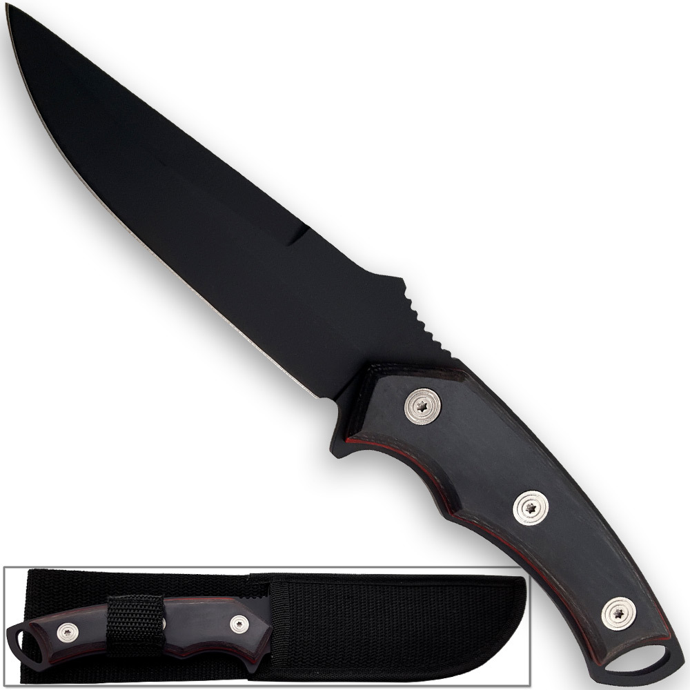 Homeland Commando Knife Full Tang With Nylon Sheath Kydex Inner Liner Composite