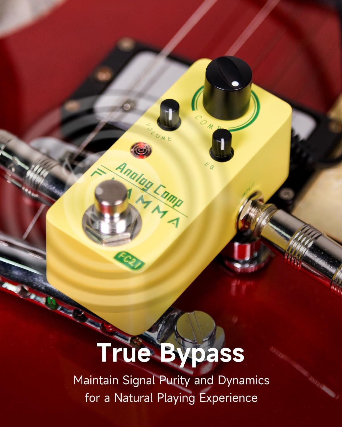 FC21 Compressor Pedal Electric Guitar Effects Pedal Classic Optical Compressing