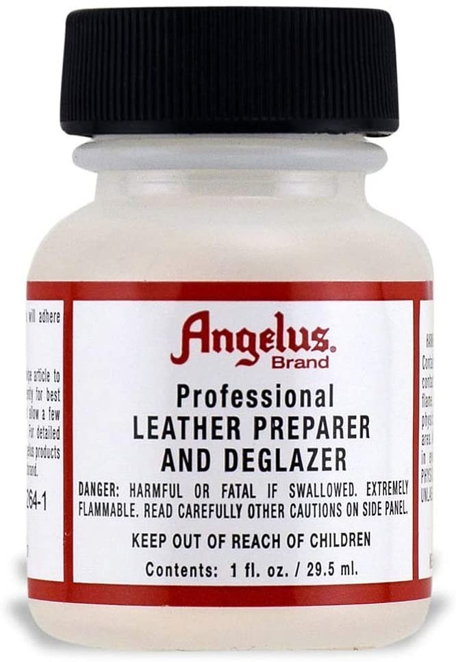 Angelus Leather Preparer And Deglazer Clear 1 Oz