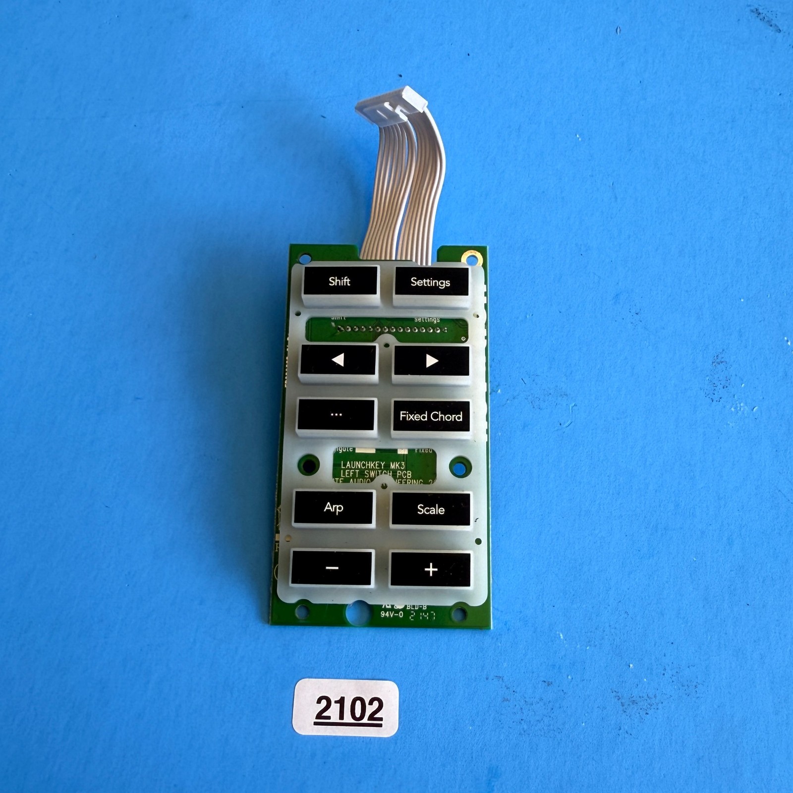 NOVATION LunchKey 25 MK3 Part: Transpose Octave Setting Conductive Pad PCB Board