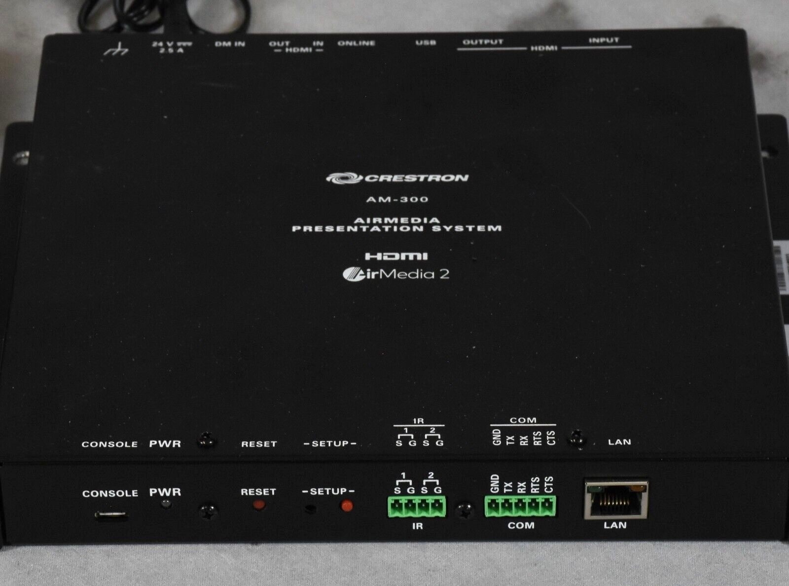 Crestron AM-300 AirMedia Presentation System with Power Supply, TESTED & WORKING