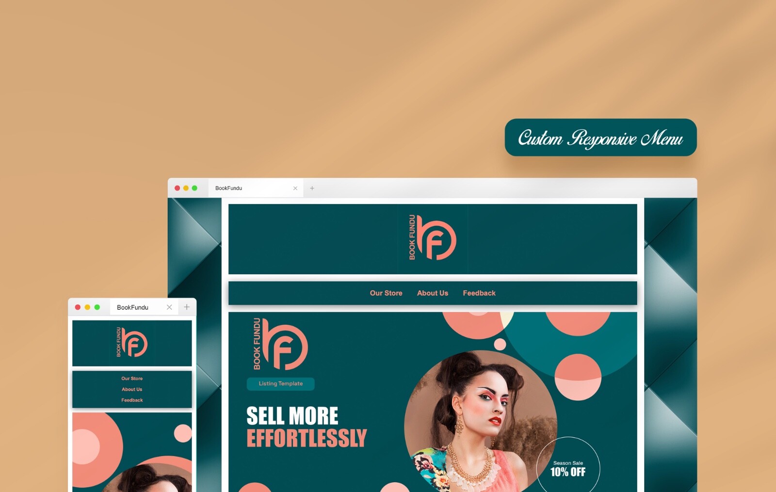 Custom eBay Store Design & Listing Template for Electronics & Tech Accessories