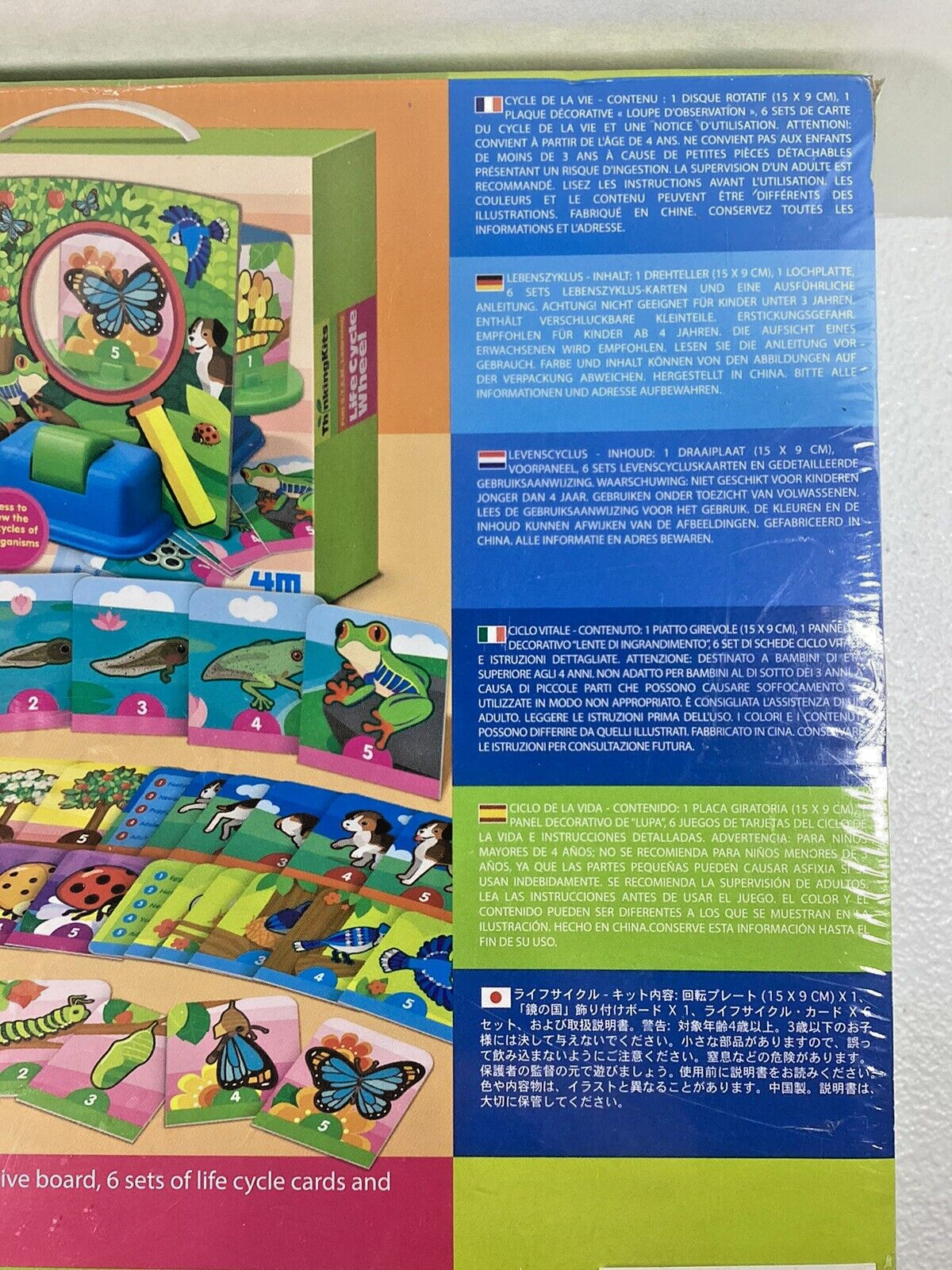 Thinking Kids Life Cycle Wheel STEM Learning Science Observation Educational