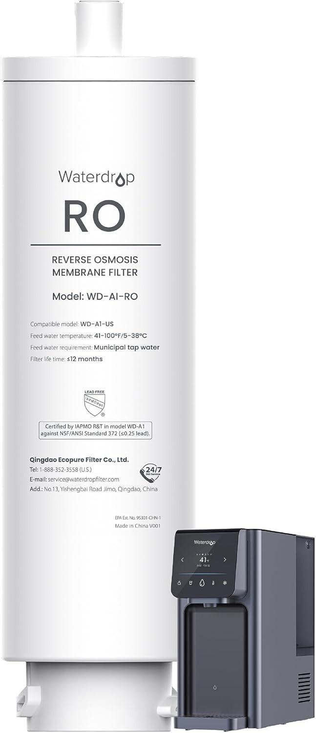 Waterdrop WD-A1-RO Filter, Replacement for WD-A1 Reverse Osmosis water Dispenser