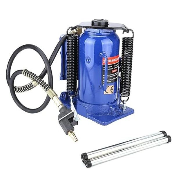 20 Ton Hydraulic Air Bottle Jack Pneumatic Lifting Ram Van Truck Lorry Lift Tool