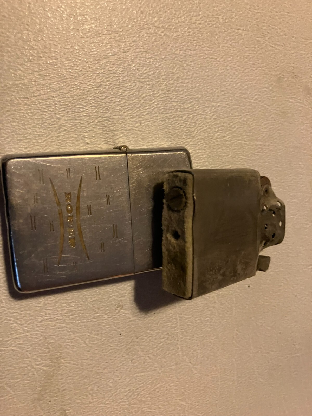 Vintage Zippo Lighter Roper